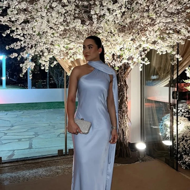 Sexy Satin Ribbon Dress