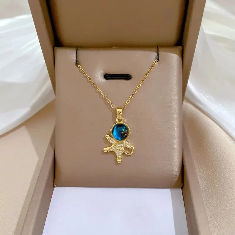 Planet Pendant Necklace
