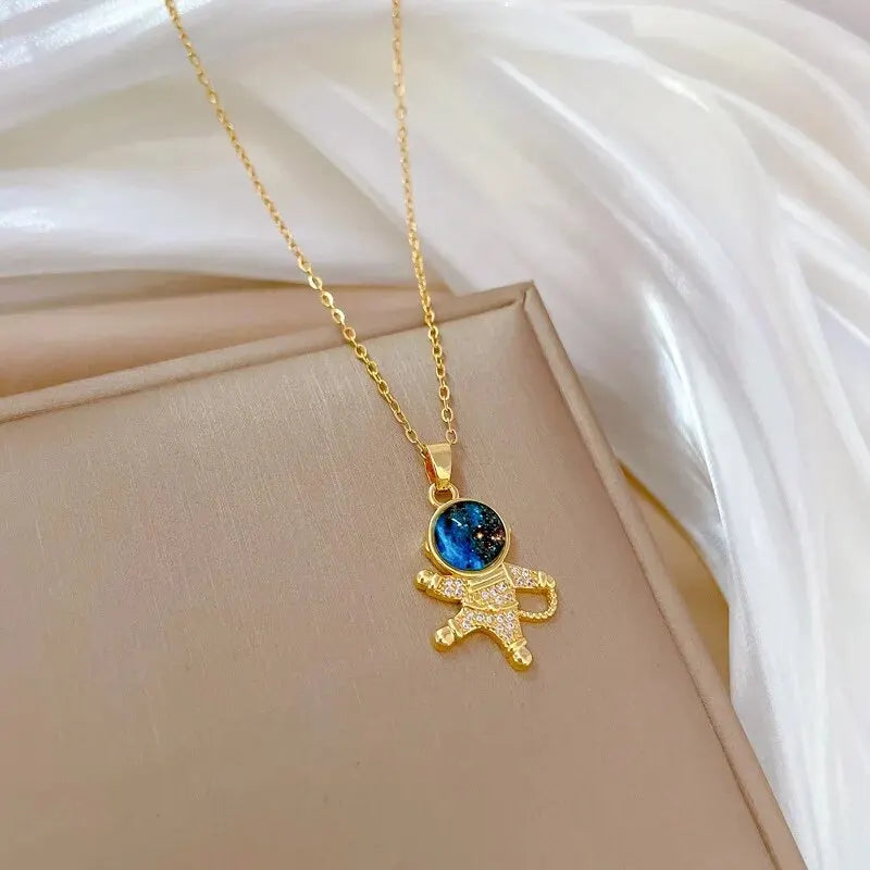 Planet Pendant Necklace