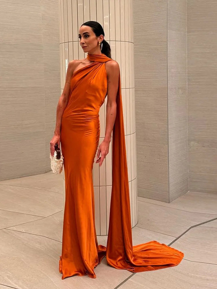 Sexy Satin Ribbon Dress