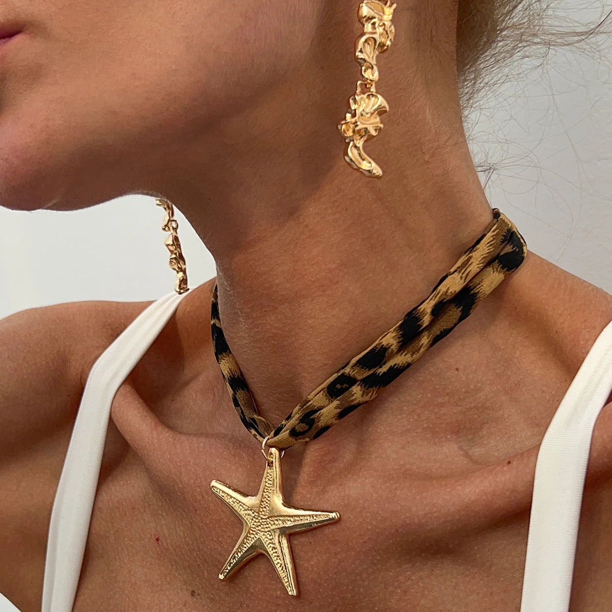 Starfish Heart Necklace