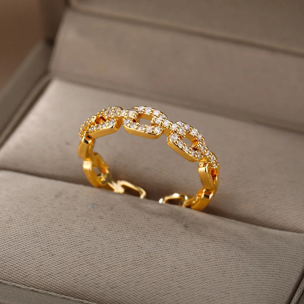 Geometric Belt Ring