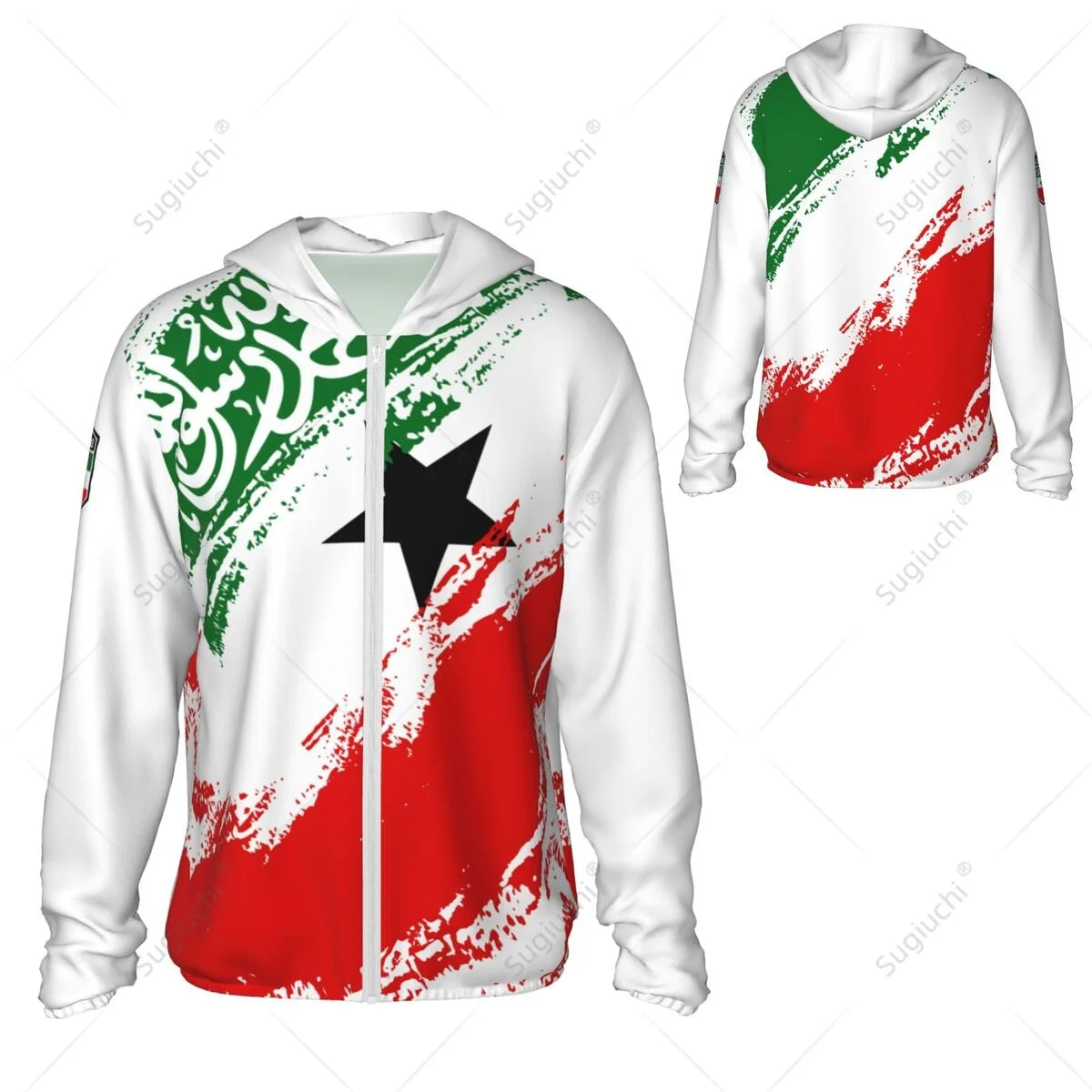 Somaliland Flag Sun Protection Hoodie