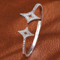Luxury Zircon Cuff Bangle