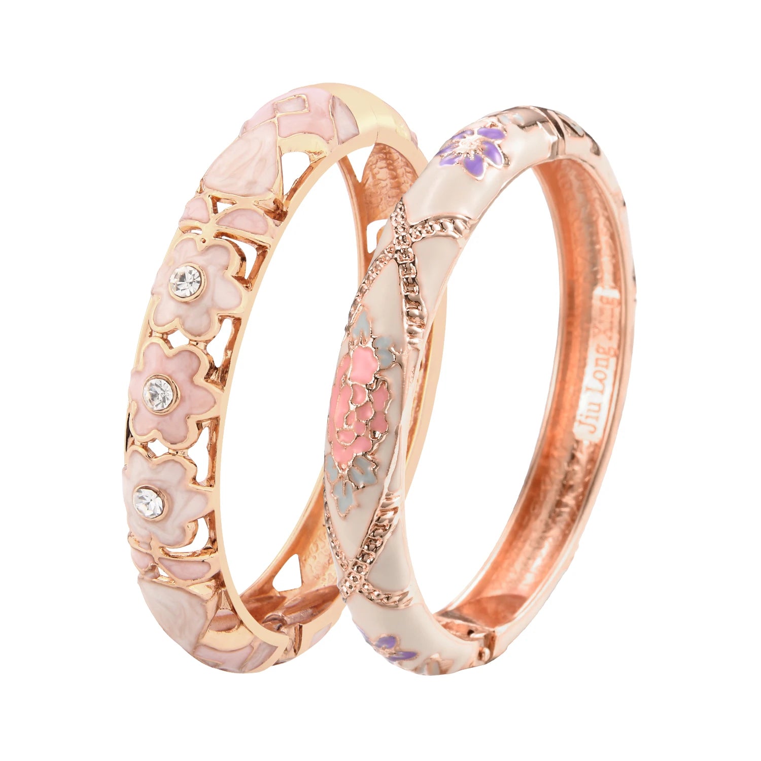 Premium Enamel Bangle Set